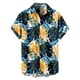 thumbnail image 1 of Men's Hawaiian Printed Button Short Sleeve Shirts Men's Casual Fashion Short Sleeve Shirts3XL, 1 of 4