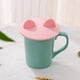 thumbnail image 2 of Taza de café hermética del silicón del estilo del oído de gato de la belleza cubierta sellada hermética de la taza, 2 of 4
