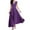 #11-Purple, variant on Staron Womens Summer Dress Clearance Under $10 Short Sleeve Wrap V-Neck Fashion Dresses Solid Pleated Long Trendy A-Line Flowy Maxi Sundress Holiday Summer Dress