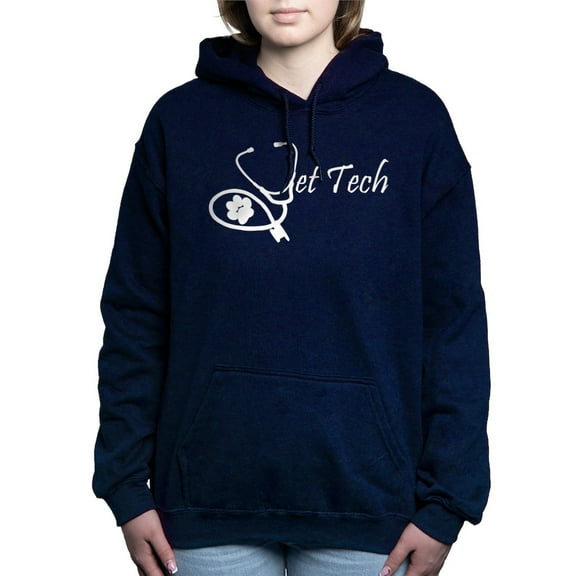 CafePress - Vettech Stethoscope Whit - Pullover Hoodie, Classic & Comfortable Hooded Sweatshirt