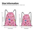 thumbnail image 2 of Pofeuu Sanrio for Water-Resistant 210D Drawstring Bag Compact Foldable Design Gym Yoga Travel Essentials Lightweight Carryall-Medium, 2 of 6