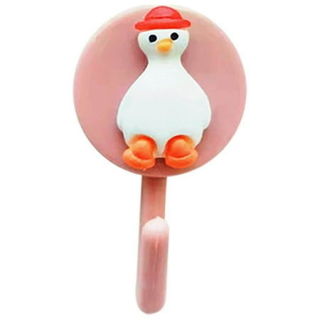 

DUAONETS Wall Decoration Cute Little Hook Strong Adhesive Seamless Finishing Hook