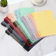 thumbnail image 6 of Uxcell 12 Pack Binding Covers, B5(10.3x7.2 Inch) 22 Mil Plastic Notebook Covers Sheets with Binding Comb for Book Report Presentation, Light green, 6 of 6