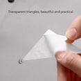 thumbnail image 4 of Collar Support Sticker, Compact Size Transparent Color 100PCS Shirt Collar Stays Self Adhesive  for Daily Office Use, 4 of 8