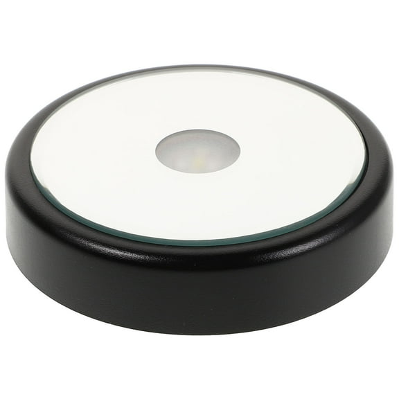 FOMIYES 1Pack Display Riser Led Base Light Elegant Design for Artists and Collectors Usb and Battery Powered Black