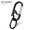 Black(1-pack), variant on Anti-Lost Key Ring Holder, Titanium Carabiner Keychain Clip, Self-Locking Metal Gate Clip Key Chain Bottle Opener for Men Women
