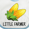 thumbnail image 4 of Inktastic Little Farmer with Corn Boys or Girls Baby Bib, 4 of 4