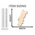 thumbnail image 2 of Unfinished Wood Portugal Silhouette - Craft- up to 46" DIY 18" / 1", 2 of 3