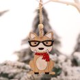 thumbnail image 3 of 1/3PCs Christmas Pendant Wooden Painted Colorful Car Xmas Tree Drop Ornaments Decorations for Home Party Kids gift New Year 2022, 3 of 5