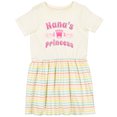 thumbnail image 3 of Inktastic Nanas Princess Granddaughter Girls Toddler Dress, 3 of 5