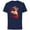 Navy, variant on Tim Burton’s The Nightmare Before Christmas Oogie Boogie - Short Sleeve Cotton T-Shirt for Adults - Customized-Natural