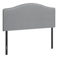 thumbnail image 1 of Monarch Specialties Bed, Headboard Only, Queen Size, Bedroom, Upholstered, Pu Leather Look, Grey, Transitional, 1 of 4