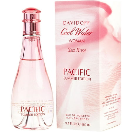 Davidoff Women Edt Spray 3.4 Oz (Limited Edition) By Cool Water Sea Rose Pacific Summer