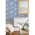 thumbnail image 4 of Stacy Garcia Home Coastal Blue Mod Palm Peel and Stick Wallpaper, 4 of 9