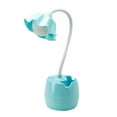 thumbnail image 1 of Flower Shaped Eye Protection Lamp Portable Led Night Light With Pen Case For Study Travel Kids Gift, 1 of 11