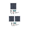 thumbnail image 7 of 100W Solar Panel Kits Solar Panel Charging Portable Solar Battery Charging Solar Panel Intelligent Fast Charging Controller, 7 of 7