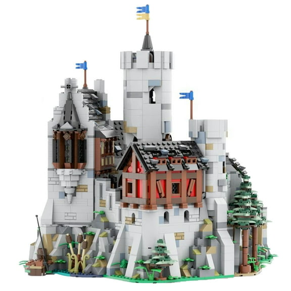24877 MOC Löwenstein Castle Modular Building Blocks Set Official Expansion MOC Bricks Toys 3609pcs