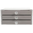 thumbnail image 1 of Organisateur Empilable pour Bijoux Tiroir de Rangement pour Boucles d'Oreilles et Colliers Coiffeuse Commode Boîte de Rangement pour Bijoux, 1 of 5