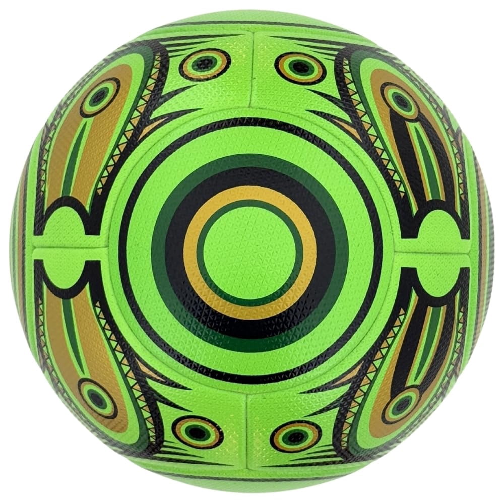 Deer Flash Soccer Ball – for Club, Training, Match Performance,Indoor & Outdoor Soccer,Suitable for Grass & Astro | 14 Panel, Fabric Wrapped Rubber Bladder | Size 5 for Youth & Adult Soccer Players |