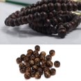 thumbnail image 4 of Hair Beads, Beautiful Patterns 10mm Beads For Crafts Wooden Beads Gray Loose Perforated Bead  For Home Decorations, 4 of 8