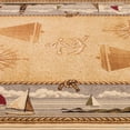 thumbnail image 4 of Allstar African Contours Collection Prints Area Rug (5' 2" x 7' 1"), 4 of 7
