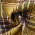 thumbnail image 4 of Sakmal Button Down Womens Tops Yellow Cute Shirts Collared Long Sleeve Plaid Shirts with Pockets, 4 of 5