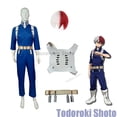 thumbnail image 3 of Disfraz de héroe de anime Shoto Todoroki Shoto Boku no Hero Academia, para hombre y mujer, pantalones y cinturón, peluca, tallas XS a XXXL, 3 of 5
