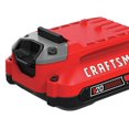 thumbnail image 5 of CRAFTSMAN V20 Battery & Charger Starter Kit, 2.0 Ah (CMCB202-2CK), 5 of 5