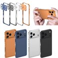 thumbnail image 4 of Metal Bumper Frame Case with Metal Lens Cap ForApple Max 17 17 Pro 17Air, 4 of 8