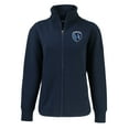 thumbnail image 2 of Women's-Cutter & Buck  Navy Sporting Kansas City Roam Eco Full-Zip Recycled Jacket, 2 of 3