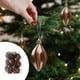 thumbnail image 5 of Adornos navideños, regalos navideños, adorno navideño de plástico galvanizado con forma de árbol de Navidad, pieza colgante, arreglo decorativo para árbol de Navidad, dije con forma de palomitas de ma, 5 of 6