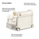 thumbnail image 2 of Maleta Travel Bundle Stokke JetKids BedBox, color blanco, 2 of 8