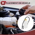 thumbnail image 3 of Unique Bargains 1 Set Engine Coolant Reservoir Water Expansion Tank for Jeep Wrangler 2012-2017 Coolant Radiator Reservoir Bottle with Cap No.68091500AD, 3 of 6