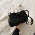 thumbnail image 2 of Bolso Bandolera Con Nube Elegante para Mujer Hobo Sling Color Sólido PU, 2 of 9
