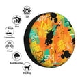 thumbnail image 5 of 14'' Orange Rock Graffiti Tire Cover, Universal Spare Wheel Covers, Dust-Proof, Water-Proof, Sun-Proof and Corrosion-Proof, 5 of 9