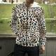 thumbnail image 4 of Sudadera con capucha y cremallera con estampado 3D de leopardo y texturas de manchas para hombre y mujer, ropa de calle informal a la moda, 4 of 5