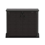 Duramax CedarGrain StoreAway 850 Liter Outdoor Deck Storage Shed, Brown