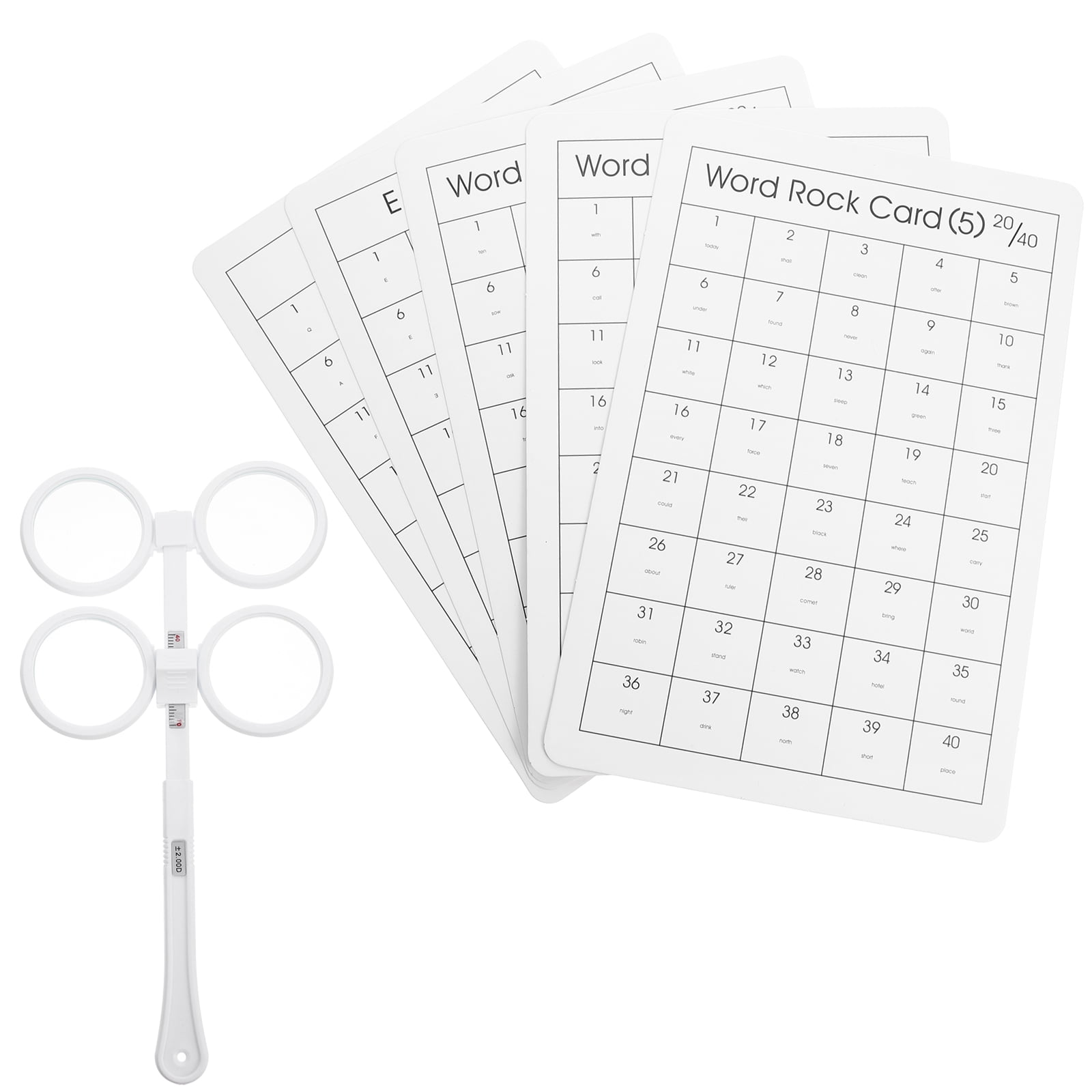 Optometry Flipper Optical Lens Flips Plastic Set Trial Amblyopia Eye