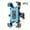 Blue, variant on 2Pcs-Set Bicycle Electric Bike Motorcycle Stable Shockproof Integrated Navigation Frame, Outdoor Riding Mobile Phone Holder