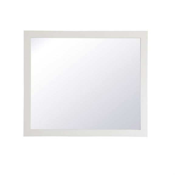 Aqua rectangle vanity mirror 42 inch in White