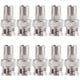 thumbnail image 1 of 10pcs Adaptador de conectador coaxial enchufe BNC macho a F hembra para Camara del CCTV, 1 of 9