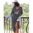 thumbnail image 6 of Ekouaer Long Nightgown for Women Short Sleeve Sleepwear Plus Size Loungewear with Pockets, 6 of 6