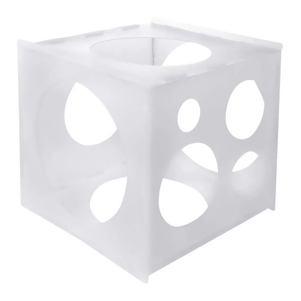 Medidor De Globos De Plástico Plegable De 11 Agujeros, Caja De Cubo, Arcos, Columna, Herramienta De Medición Para Decoración De Fiesta De Cumpleaños Monstrate HA018909-00