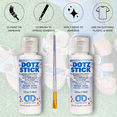 thumbnail image 2 of Diamond Dotz Accessories Dotz Stick 2pc with brush, Clear Diamond Dotz Glue, 2-4oz (118ml) Bottle Diamond Art Glue for Freestyle, Crafts and Jigsaw Puzzles, 2 of 6
