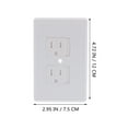 Sipeihong Socket Covers 10pcs SelfClosing Standard Outlet Covers Wall