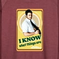 thumbnail image 3 of Parks and Recreation - I Know What Things Are - Women's Lightweight French Terry Long Sleeve Shirt, 3 of 5