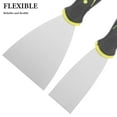 thumbnail image 3 of GOOHOCHY 4-Piece Stainless Steel Putty Knife Set for Removing Adhesives and Stains 1.5 Inch 3 Inch 4 Inch 6, 3 of 8
