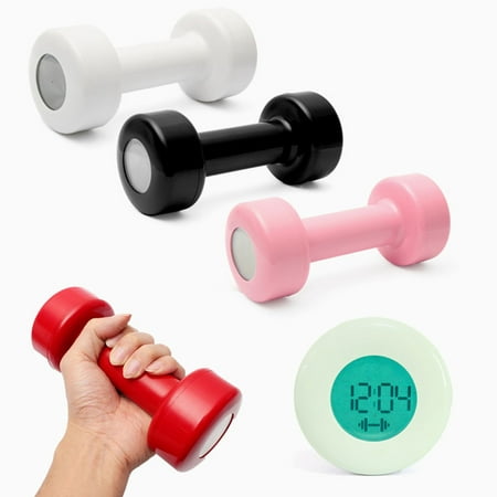 Dumbbell Alarm Clock Shape Lift Up 30 Times Work Out