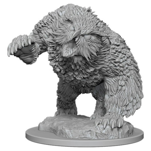 WizKids WZK73349 Dungeons & Dragons Nolzurs Marvelous Unpainted Owlbear ...