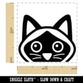 thumbnail image 2 of Peeking Siamese Cat Self-Inking Rubber Stamp Ink Stamper - Red Ink - Small 1 Inch, 2 of 7